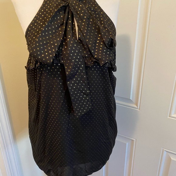 Supply & Demand Gold Star Cold Shoulder Blouse New - Picture 6 of 12